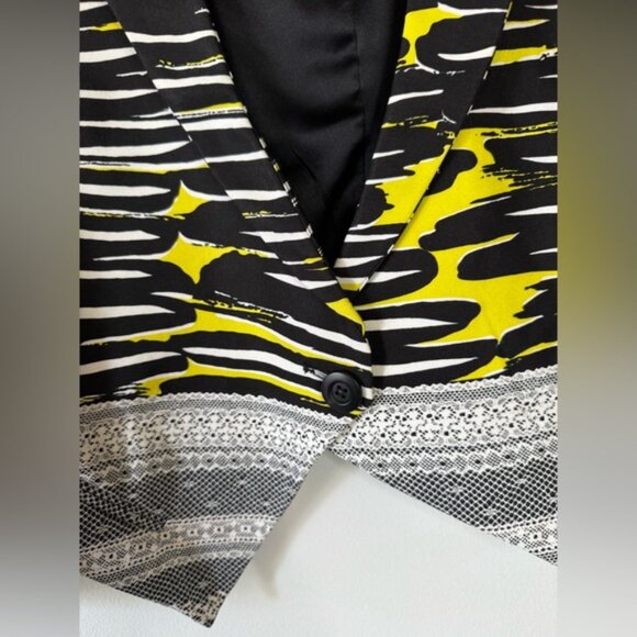 Suno 100% Silk Blazer | Eye-Catching Print | Size M - Picture 10 of 17